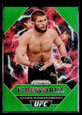 2021 Panini Prizm UFC - Fireworks Prizms Khabib Nurmagomedov Green