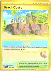 Beach Court Hyper Rare SV04: Paradox Rift 263/182 NM