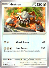 Heatran (Master Ball Pattern) Uncommon SV: Prismatic Evolutions 068/131 NM
