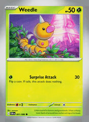 Weedle CRI 001/086 NM