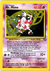 Mr. Mime (6) Holo Rare Jungle 06/64 LP