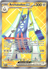 Archaludon ex Ultra Rare SV08: Surging Sparks 224/191 NM