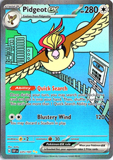 Pidgeot ex Special Illustration Rare SV03: Obsidian Flames 225/197 NM