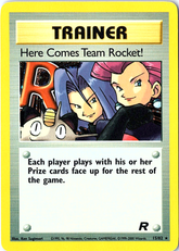 Here Comes Team Rocket! (15) Holo Rare Team Rocket 15/82 LP