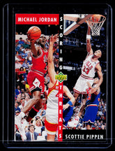 1992-93 Upper Deck Michael Jordan / Scottie Pippen Scoring Threats 62