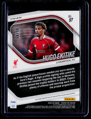 Hugo Ekitike Panini Prizm FIFA - Purple Wave Prizms 97 NM