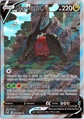Regidrago V (Alternate Full Art) Ultra Rare SWSH12: Silver Tempest 184/195 NM