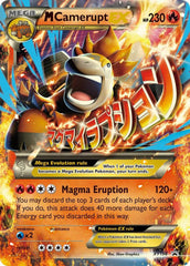M Camerupt EX Promo XY Promos XY198 NM