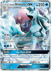 Alolan Ninetales GX Ultra Rare SM - Guardians Rising 22/145 NM