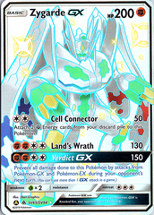 Zygarde GX Shiny Holo Rare Hidden Fates: Shiny Vault SV65/SV94 NM