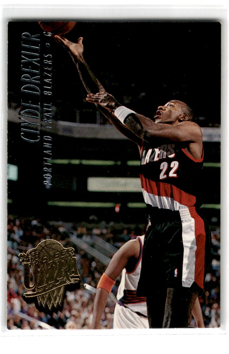 1994 Fleer Ultra Clyde Drexler Card 155 Default Title