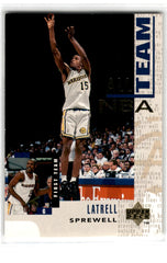 1994 Upper Deck All NBA Latrell Sprewell Card 15 Default Title