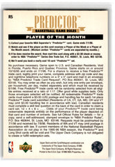 1995 Upper Deck Predictors Michael Jordan R5