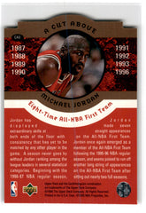 1996 Collector's Choice Jordan A Cut Above Michael Jordan CA3