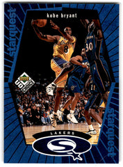 1998 UD Choice StarQuest Blue Kobe Bryant Card SQ13 Default Title