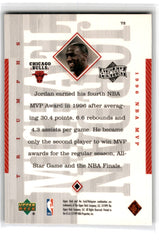 1999 Upper Deck Triumphs Michael Jordan 72