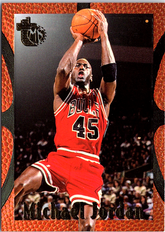 Michael Jordan Topps Embossed 121 NM