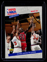 Jordan Scores 54 Points Upper Deck 193 NM
