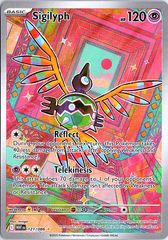 Sigilyph Illustration Rare SV: White Flare 121/086 NM