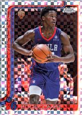 VJ Edgecombe Topps Chrome - X-Fractor 253 NM