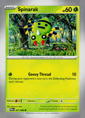 Spinarak POR 001/088 NM