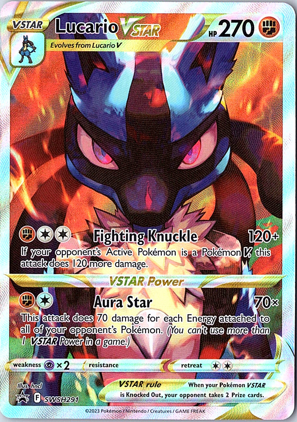 Lucario VSTAR Promo SWSH: Sword & Shield Promo Cards SWSH291 NM