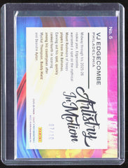 2025 Panini Court Kings Artistry In Motion VJ Edgecombe #5 /10