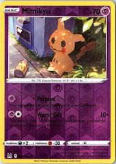 Mimikyu Reverse Holo Rare SWSH11: Lost Origin 080/196 NM