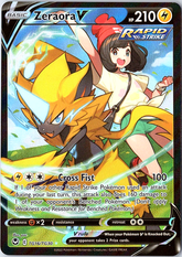 Zeraora V Ultra Rare SWSH12: Silver Tempest Trainer Gallery TG16/TG30 NM