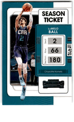 2021 Panini Contenders Game Ticket Anniversary Edition LaMelo Ball Card 6 Default Title