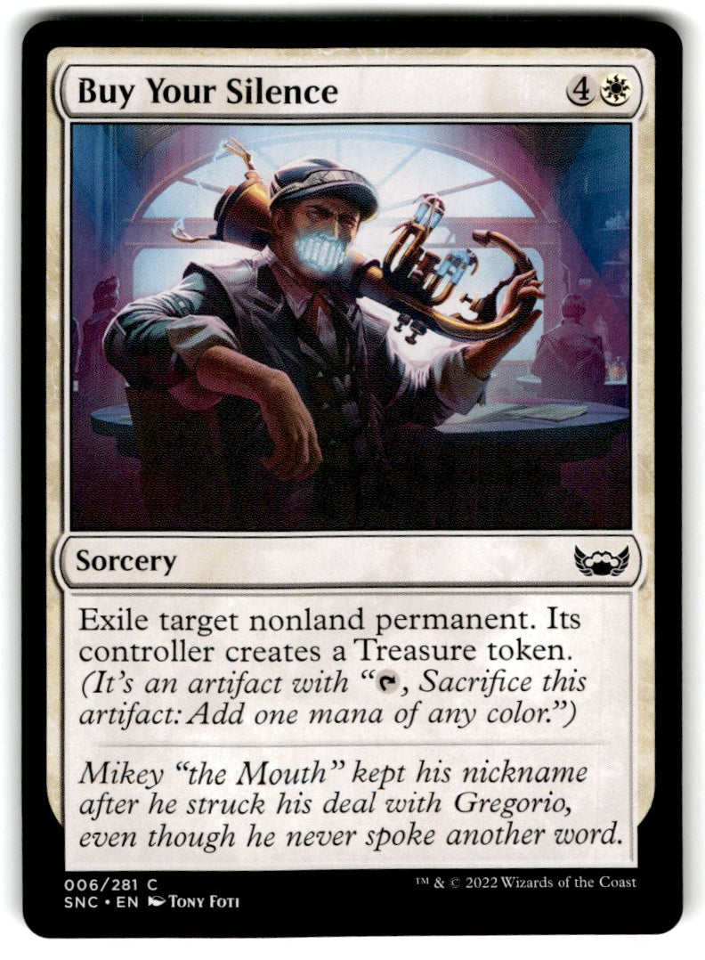 2022 MTG : Battle for Baldur's Gate Buy Your Silence Card 6 Default Title