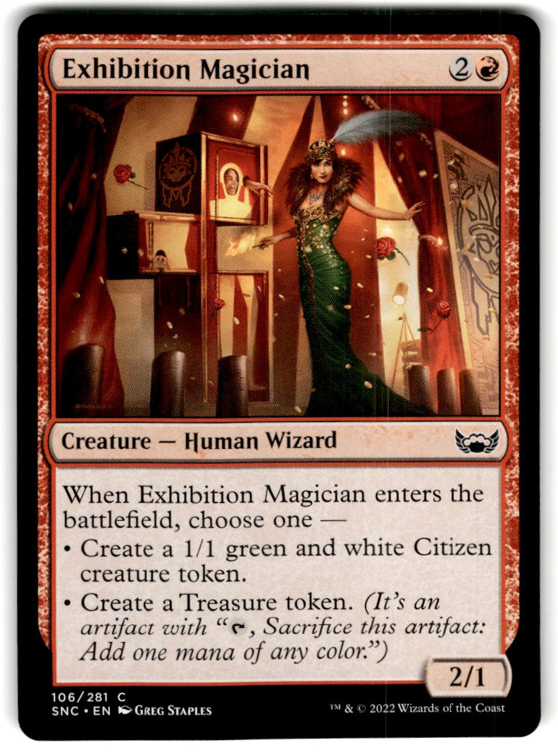 2022 MTG : Battle for Baldur's Gate Exhibition Magician Card 106 Default Title