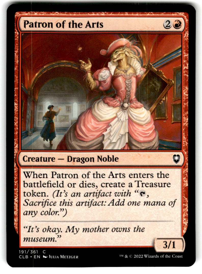 2022 MTG Commander Legends Patron of the Arts Card 191 Default Title