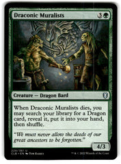 2022 MTG Commander Legends Draconic Muralists Card 224 Default Title