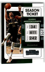2022 Panini Contenders Season Ticket Giannis Antetokounmpo Card 73 Default Title