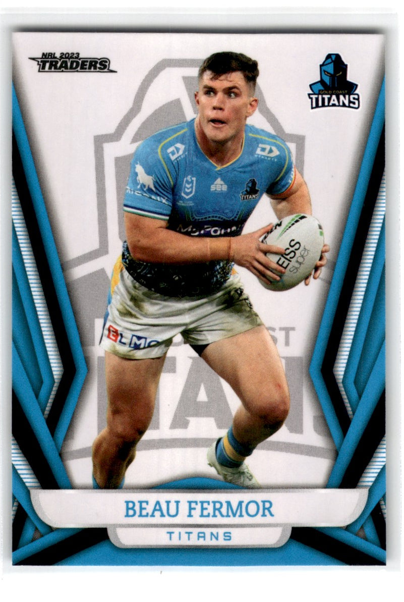 2023 NRL Traders Titanium Pearl Special Parallel Beau Fermor Card PS045 Default Title