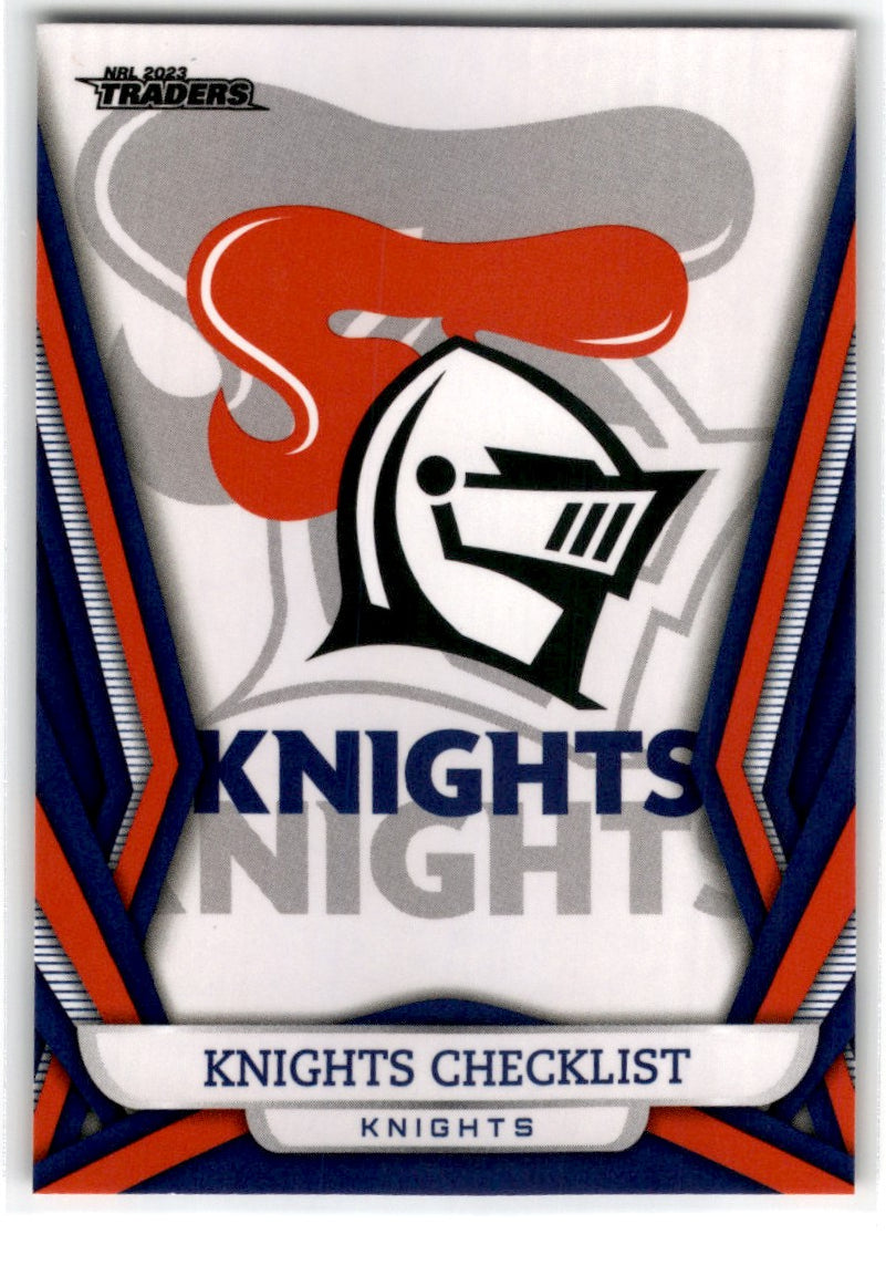 2023 NRL Traders Titanium Pearl Special Parallel Newcastle Knights Card PS071 Default Title