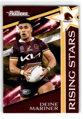 2023 NRL Traders Titanium Rising Stars Deine Mariner Card RS03 Default Title