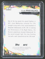 2024 Topps Finest UFC - Aqua Glitter Refractors Islam Makhachev 63 UFC
