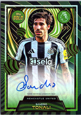2025-26 Topps Gold Premier League Sandro Tonali Auto Current Stars NM /75