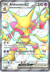 Alakazam ex Shiny Ultra Rare SV: Paldean Fates 215/091 NM