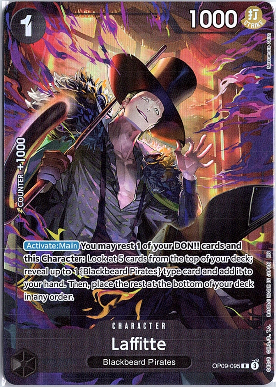 Laffitte (Premium Card Collection -Best Selection Vol. 4-) R One Piece Promotion Cards OP09-095 nm