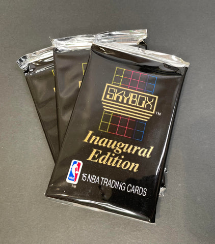1990-91 Skybox Basketball Series I (3 Pack)