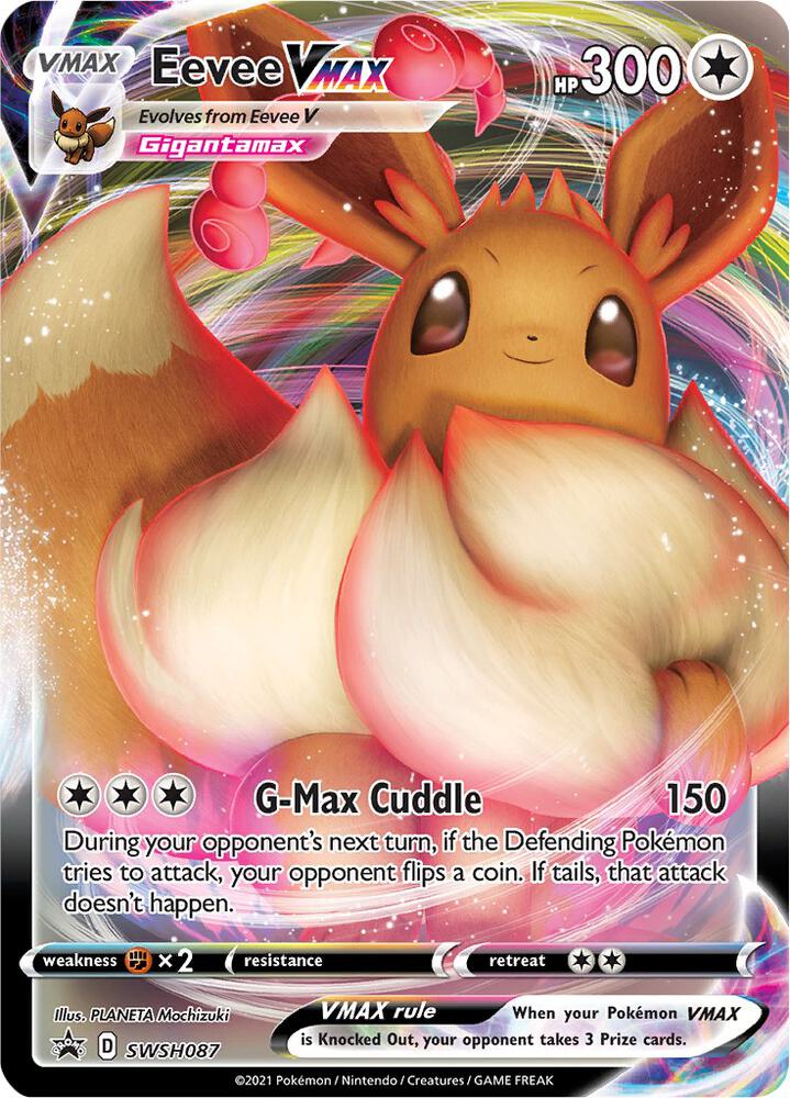 Eevee VMAX Promo SWSH: Sword & Shield Promo Cards SWSH087 NM