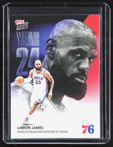 2026-27 Topps Now Off-Season LeBron James OS03 Basketball Philadelphia 76ers