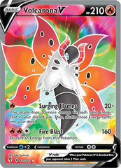 Volcarona V (Full Art) Ultra Rare SWSH07: Evolving Skies 170/203 NM