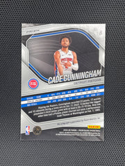 2024-25 Prizm Black Cade Cunningham Silver Auto 8 (Back)
