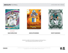 2025 Panini Absolute Football 6-Pack Blaster Box