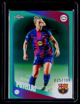 Alexia Putellas 2025-26 Topps Chrome UEFA Womens UWCL Aqua Wave Base /199 #11