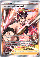 Single Strike Style Mustard Ultra Rare Brilliant Stars TG28/TG30 NM